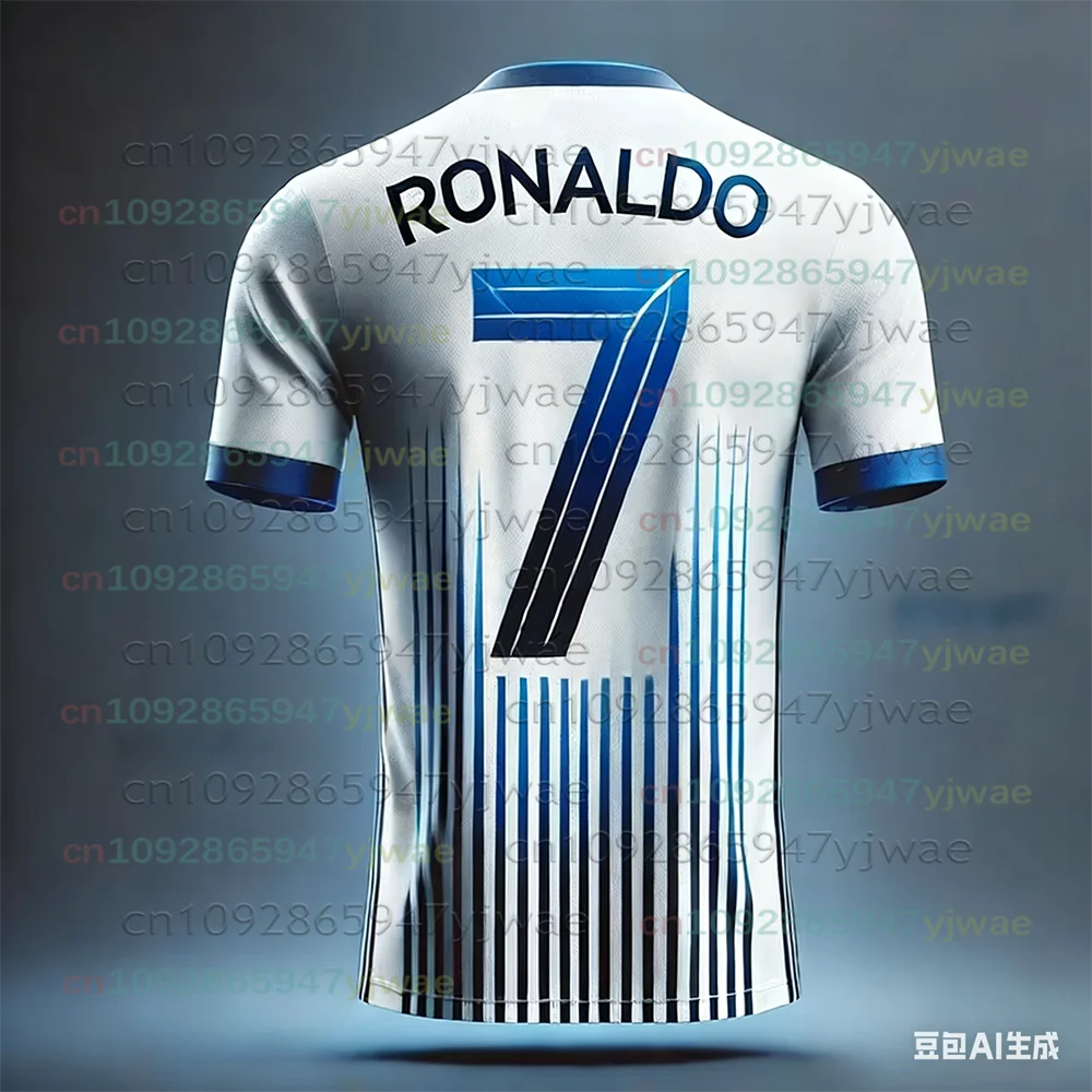 2026 New Special Edition Ronaldos 7 Football Jersey Oversize Sports Short Sleeve Training Uniform Soccer Jersey For Kids_Adult