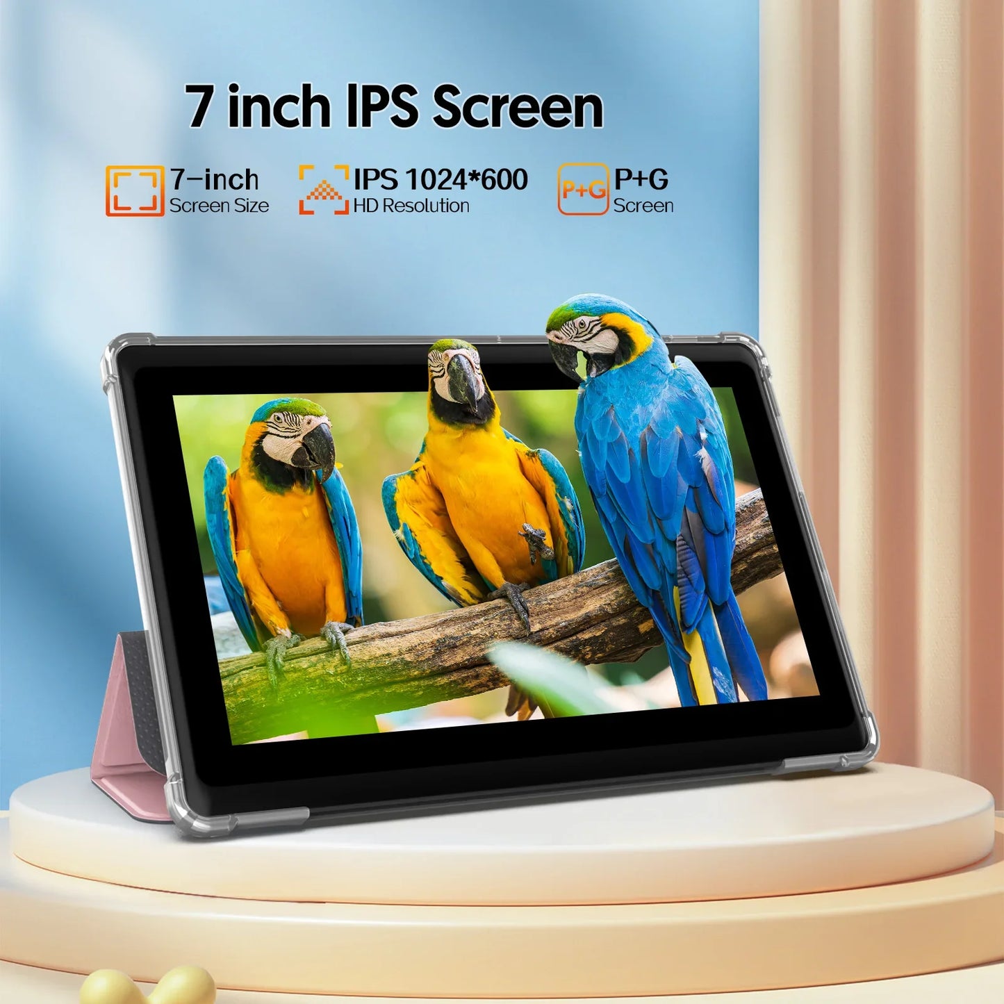7 inç Android 13 Tablet - 4GB RAM, 32GB Depolama, 3500mAh Pil, HD IPS Ekran, Çift Kamera, WiFi, Bluetooth