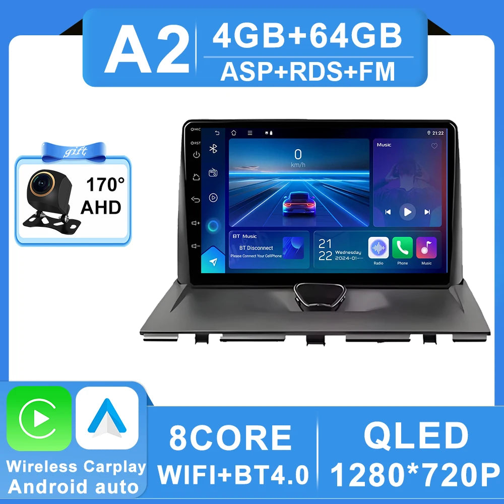 Car Radio Carplay For Peugeot Expert 2 G9 For Citroen Jumpy For Fiat Scudo For Toyota Proace 2007-2017 Navigation GPS No 2din 4G