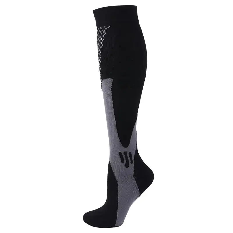 12 Colors Compression Socks For Football Anti Fatigue Pain Relief Men Women 20-30 Mmhg Running Socks Fit For Sport Socks