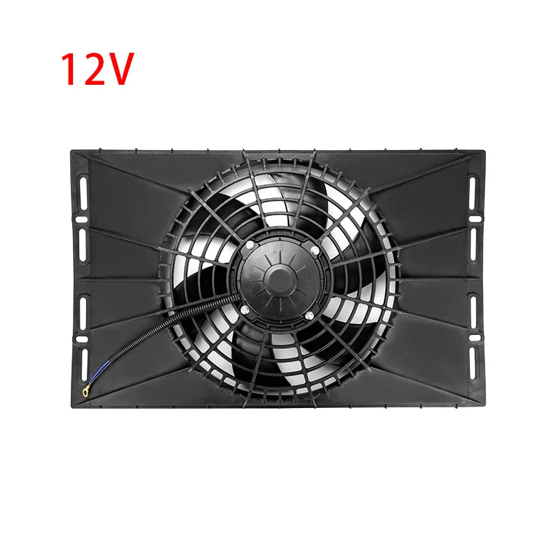 14" x 23" Electric Radiator Cooling Fan 12V 24V Car Aircon Condenser Fan A/C Hot Rod Radiator Classic Muscle Car Truck Condenser