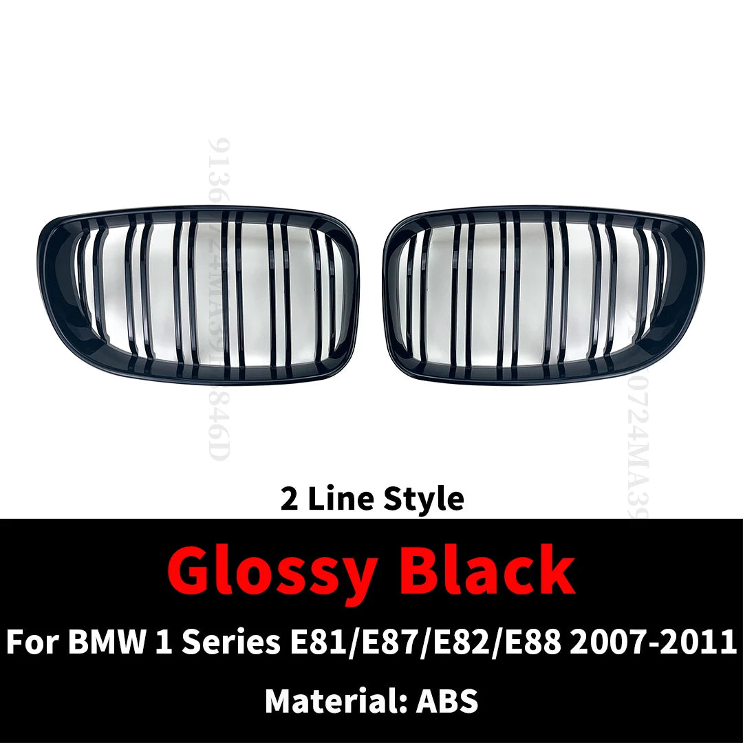 Front Inlet Grille Bumper Grill Tuning Accessories For BMW 1 Series E81 E87 E82 E88 2007-2011 like 120i 120d 130i 135i Coupe