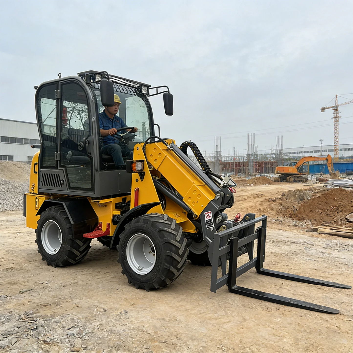 EPA certified ZL918X telescopic loader with multiple uses of 800kg per machine
