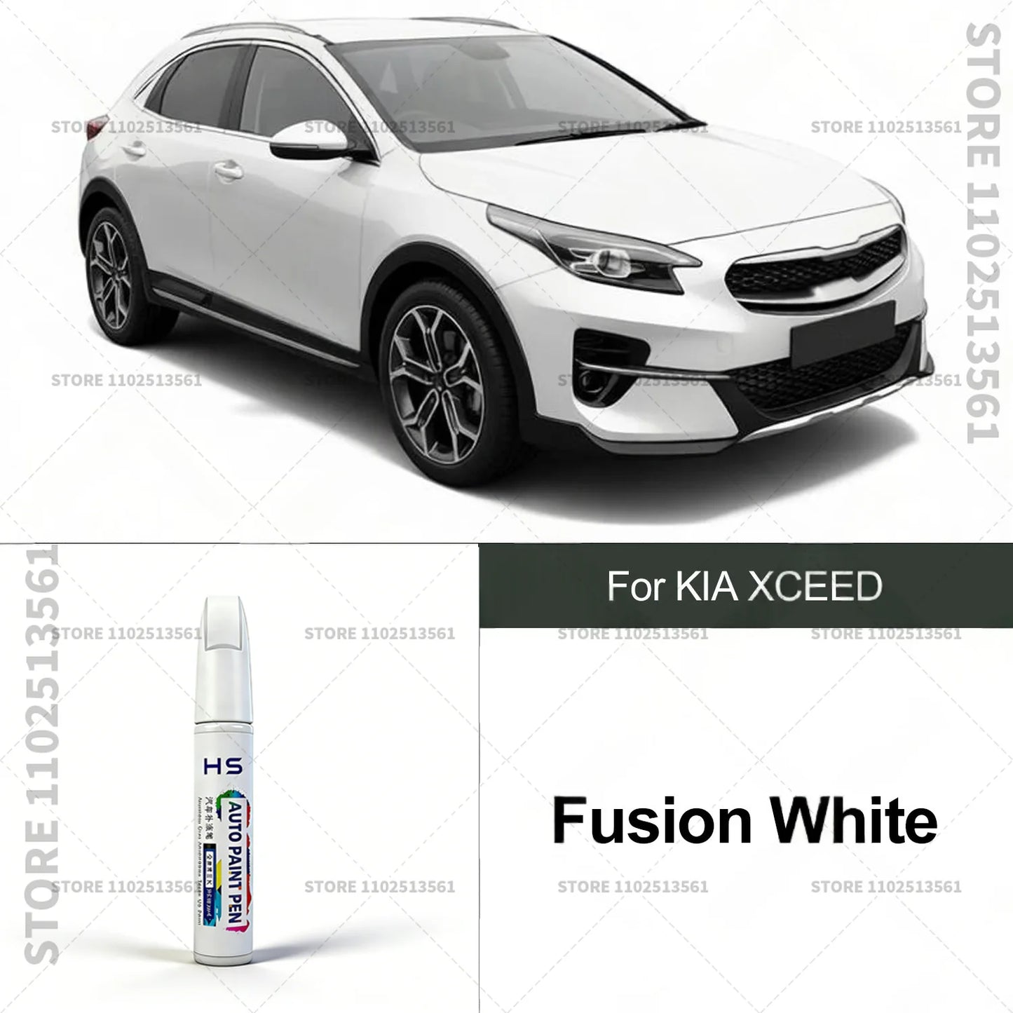 Car Paint Repair Pen Touch Up Paint Brush Scratch Remover for Deep Scratches and Marks For KIA XCEED Blue White Black Yellow Red