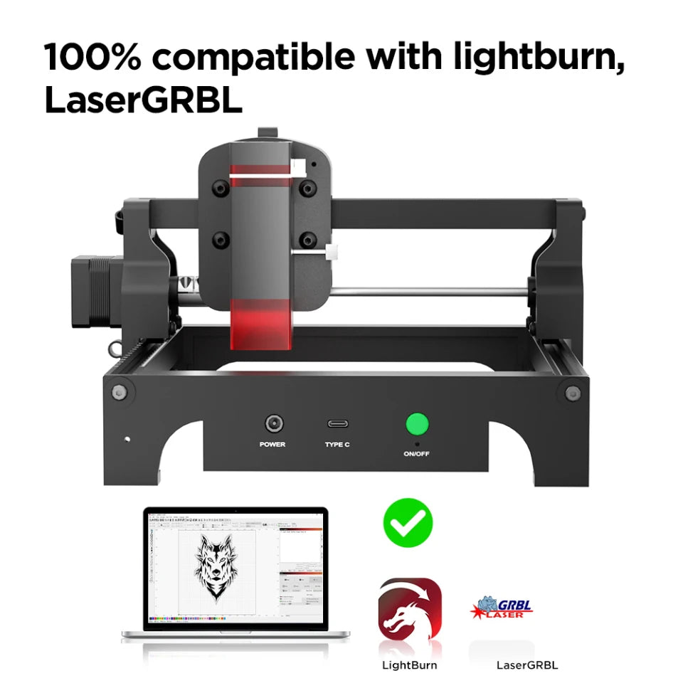 ACMER S1 Mini Portable Laser Engraving Machine DIY Laser Cut Engraver For Engrave Logo Wood Painted Metal Acrylic Glass Leather