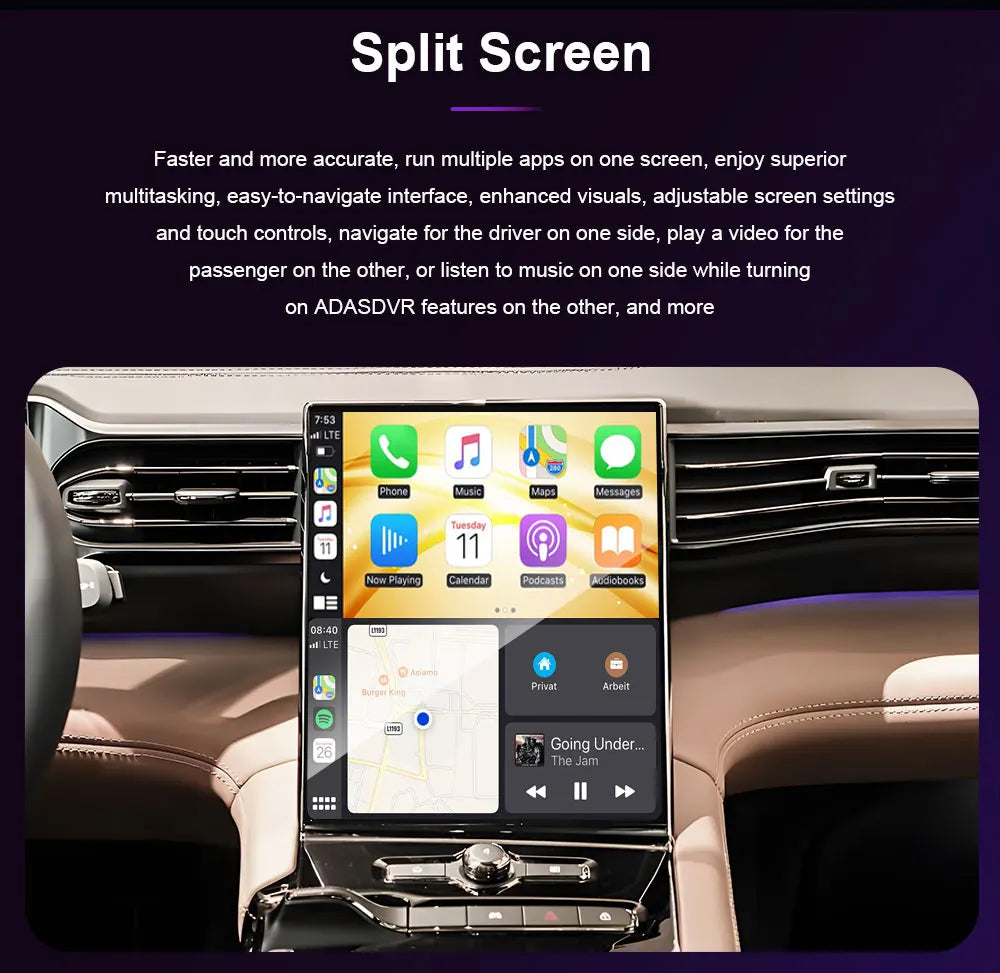 Android 16 9.7 inch Car Radio For Peugeot 407 2004-2008 Multimedia Video Player Navigation GPS Stereo Touch Screen Carplay dvd