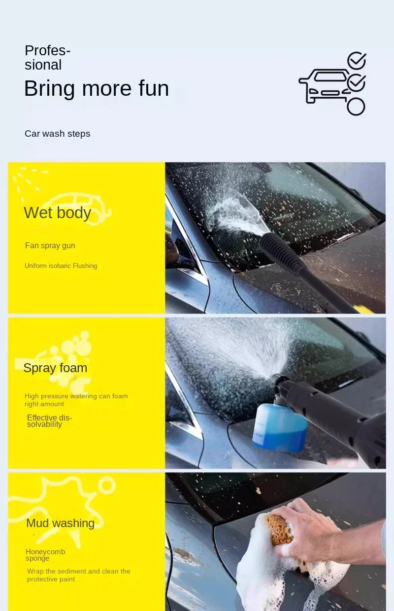 Car washing machine 220V high-pressure household water gun new portable car brushing artifact cleaning high-power pump