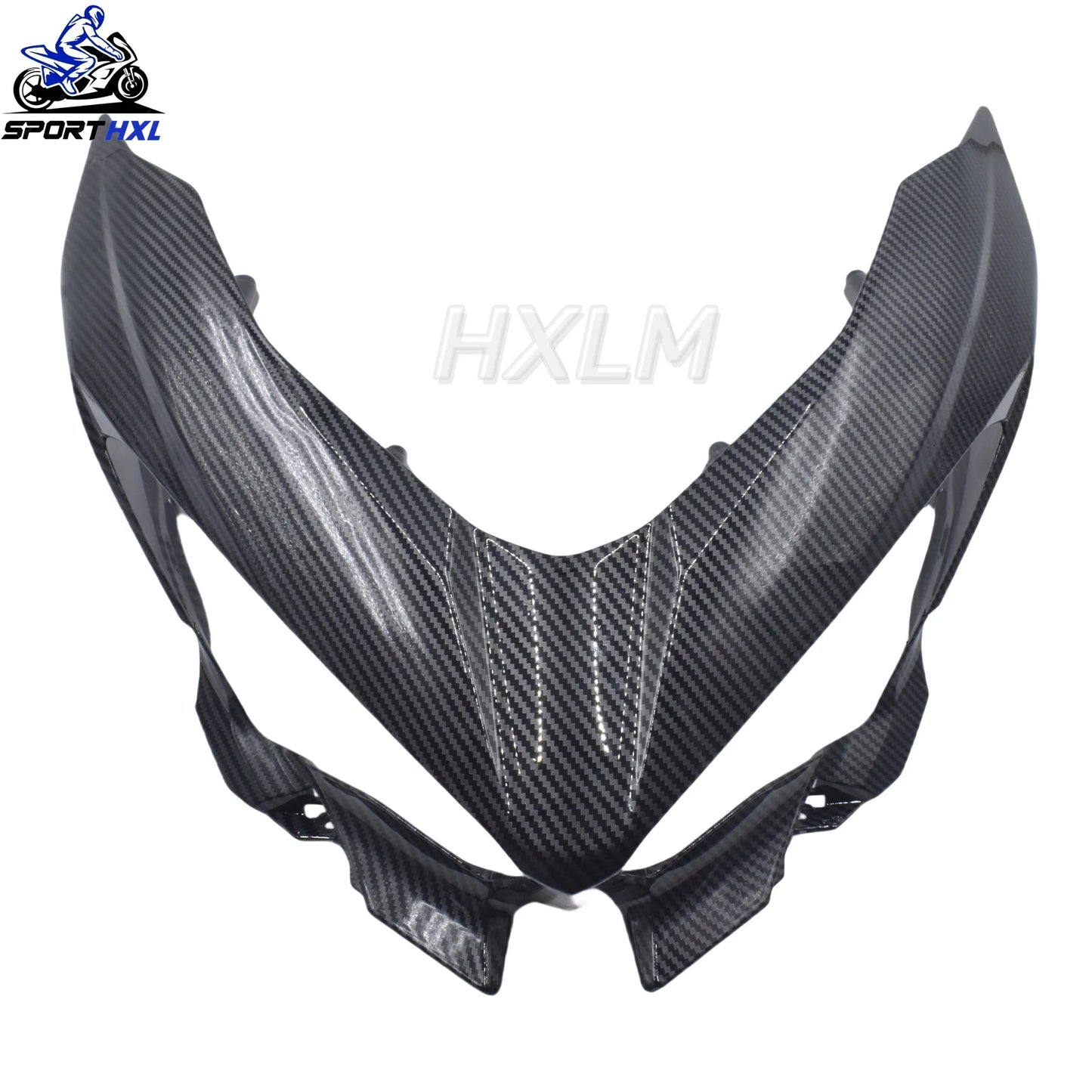 Front Head Upper Nose Fairing Headlight Deflector Plate Shroud Cover Cowling For Ninja400 NINJA250 2018 2019 2020 2021 2022 2023
