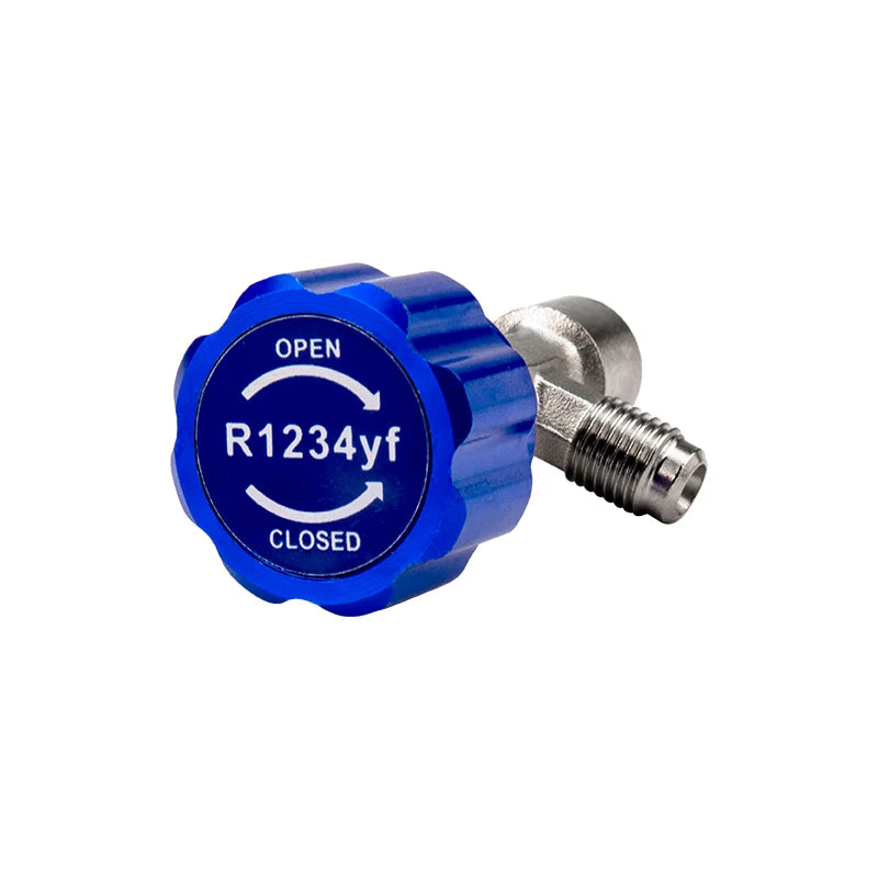 1/4'' R1234yf Refrigerant Can Tap Dispensing Valve Gas Bottle Opener Refrigerant Tank Adapters for Cars Air Conditioning Systems