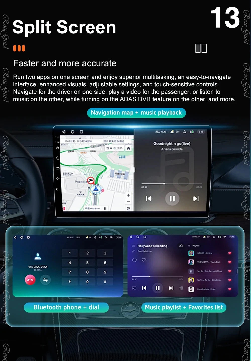 Car Radio Carplay For Peugeot Expert 2 G9 For Citroen Jumpy For Fiat Scudo For Toyota Proace 2007-2017 Navigation GPS No 2din 4G