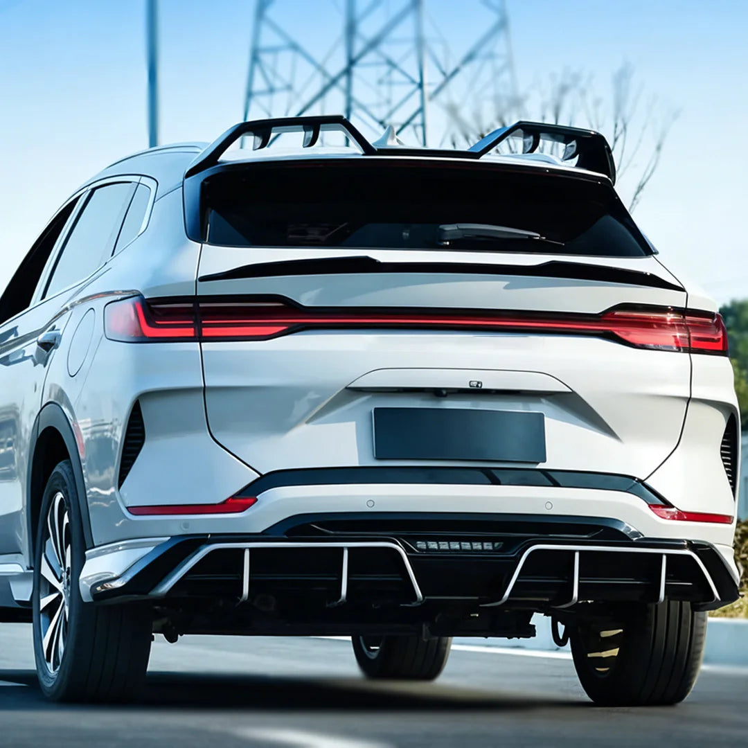 Air Deflector Boot Lip Mid Rear Spoiler Wing For BYD Seal U Sealion 6 Song Plus 2023-2025 DM-i or EV Tuning Accessories