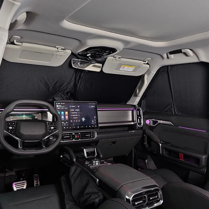 Car Black Windows Privacy Sunshade For SMART #5 2025-Present Anti-UV Heat Insulation Protect Cover Interior Auto Accessories