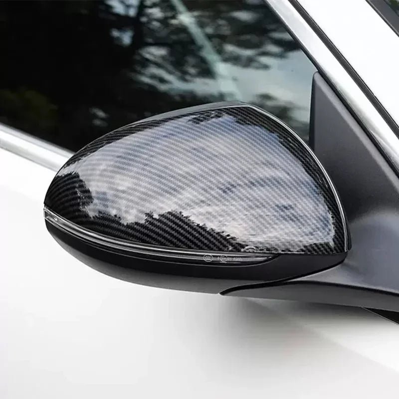 For Mercedes Benz E Class W214 S214 2024-2025 ABS Carbon Fiber Car Rearview Mirror Cover Reverse Mirror Housing Car Accessories