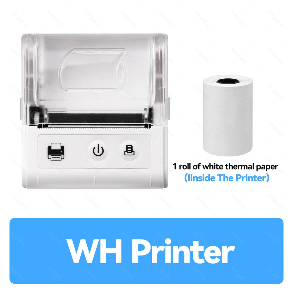 58MM Mini Cep Termal Fiş Yazıcısı - Bluetooth, USB, Kablosuz, Taşınabilir POS Yazıcı - Android/iOS/PC Uyumlu