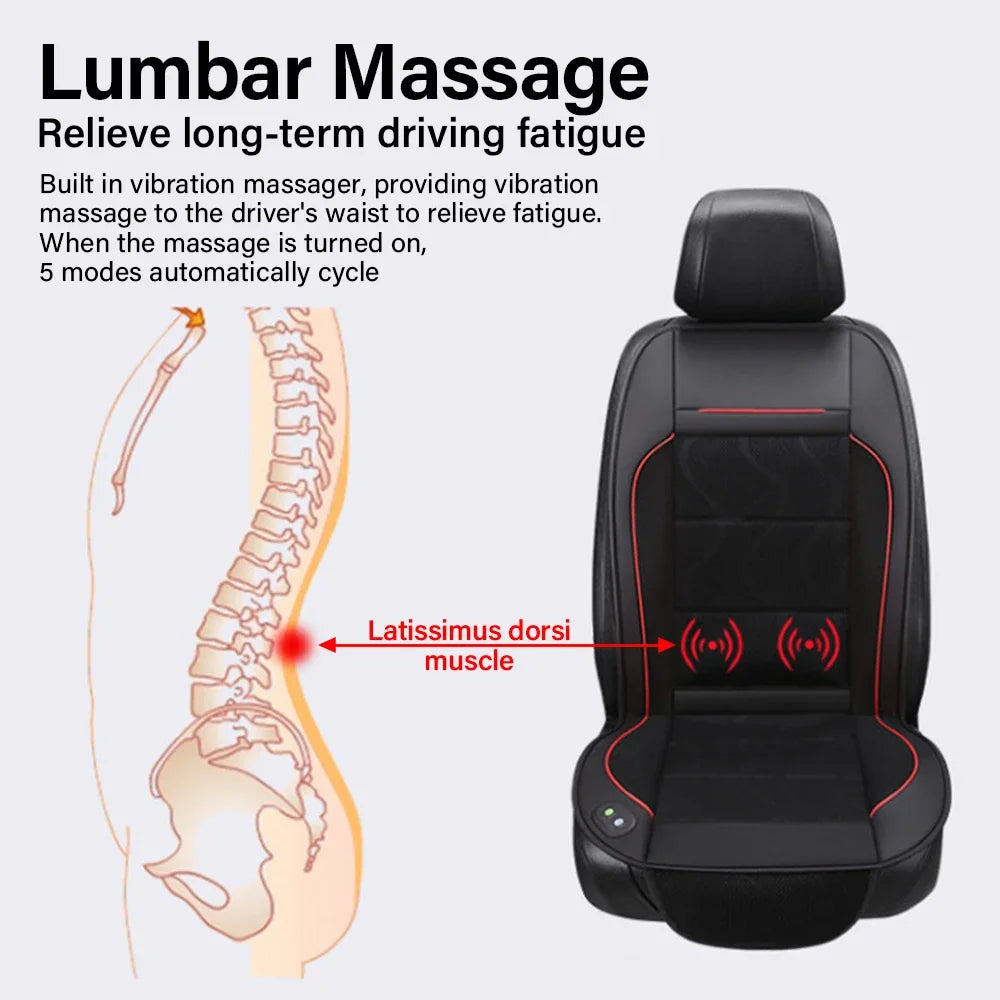 Universal Car Seat Covers Breathable Car Cooling Seat Massage with 3Fan for Cars Trucks SUVs and Van Cars Accessories