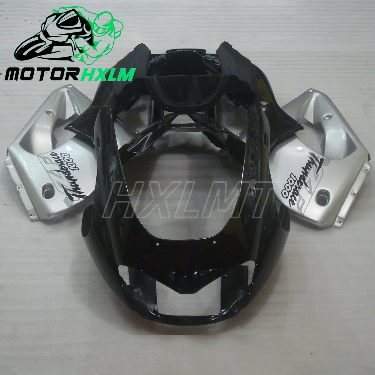 Wholesale YZF1000R Fairing Kit For Yamaha YZF 1000 Thunderace Fairing 96-03 Black Gray Motorbike Fairing1997 98 99