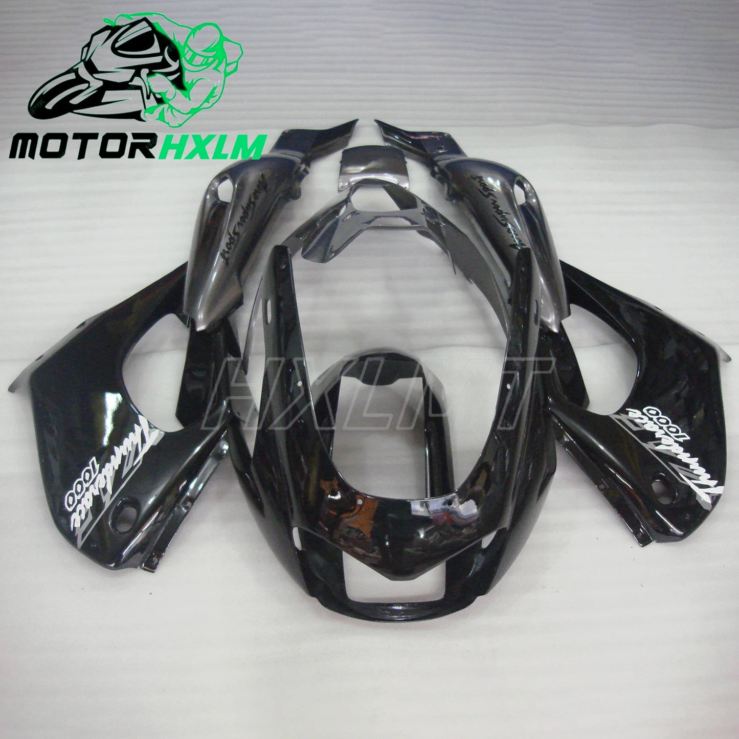Wholesale YZF1000R Fairing Kit For Yamaha YZF 1000 Thunderace Fairing 96-03 Black Gray Motorbike Fairing1997 98 99