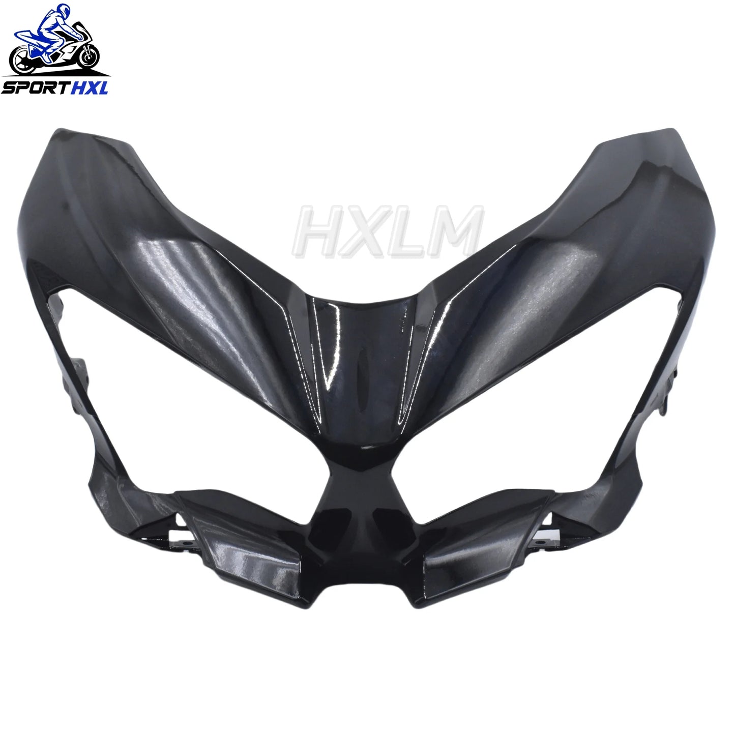 Front Head Upper Nose Fairing Headlight Deflector Plate Shroud Cover Cowling For Ninja400 NINJA250 2018 2019 2020 2021 2022 2023