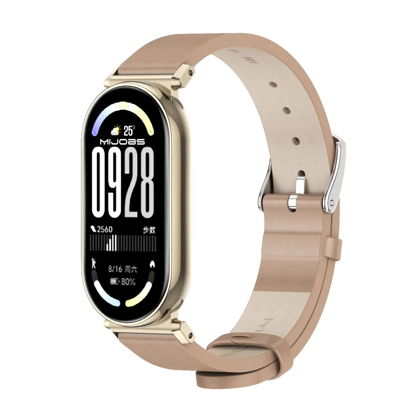 Watchband For Mi Band 10 Leather Strap for Mi Band 8 9 10 Breathable Wrist Strap for Mi Band 9 Wristband for Mi Band 10