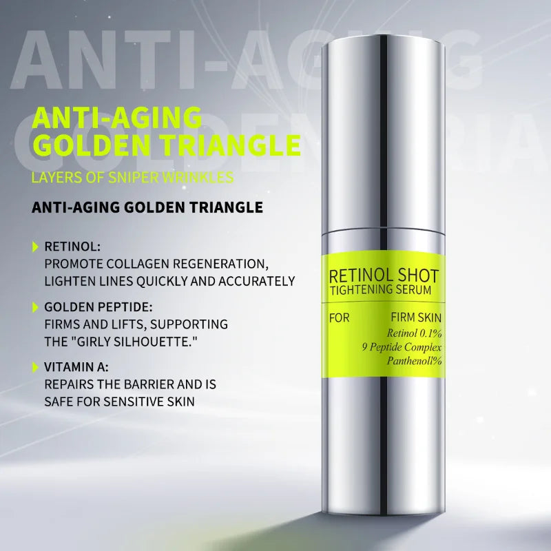 Retinol & Panthenol %1 Göz Kremi ve Serum Seti – C Vitamini, Nemlendirici, Sıkılaştırıcı, Halka ve İnce Çizgi Bakımı
