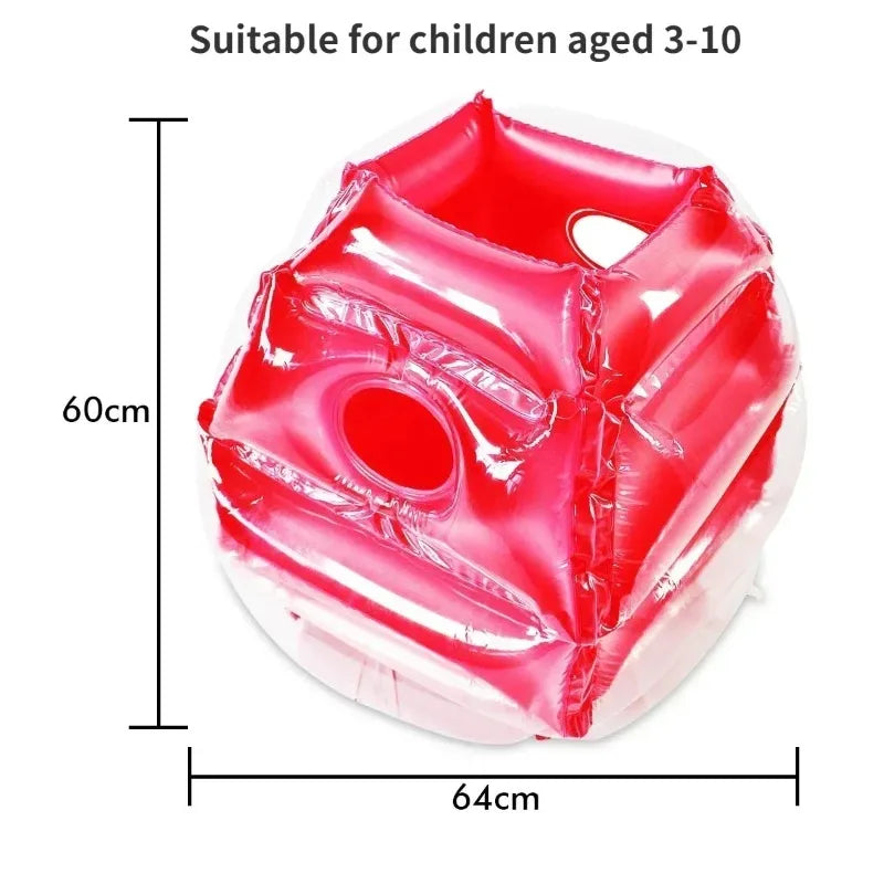 Inflatable Sumo Ball Wearable Human Hamster Ball Inflatable Body Bubble Ball for Adults Kids Outdoor Team Sports Bumper Fun