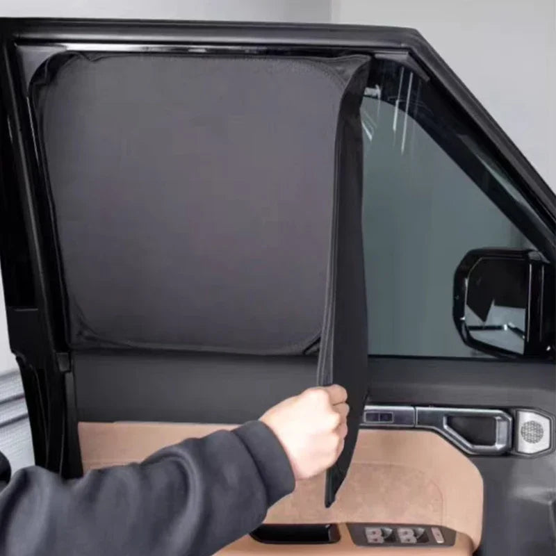 Car Black Window Privacy Sunshade Anti-UV Heat Insulation For POLESTAR 4 2023-Present Auto Protect Cover Interior Accessory