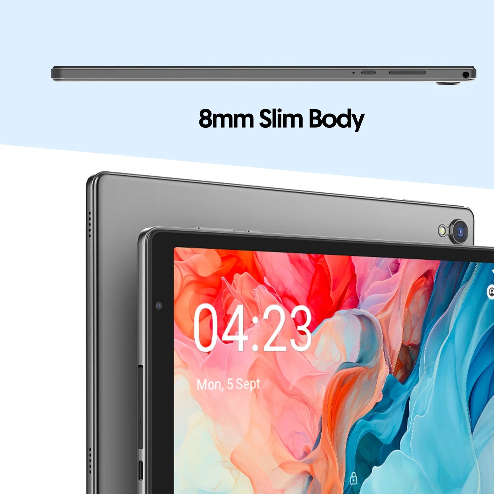 Android 14 Tablet 10 İnç - Dört Çekirdekli İşlemci, 5G WiFi, 4GB RAM + 32GB ROM, 1280x800 Ekran, 6000mAh Pil