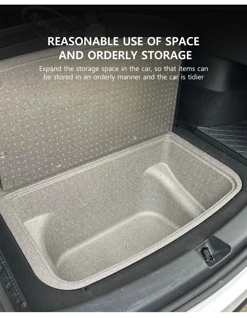 Front Trunk Rear Trunk Storage Box For Tesla Model Y Juniper 2021-2026 Model 3 Highland 2024-2026 Camping Travel Insulated Bin