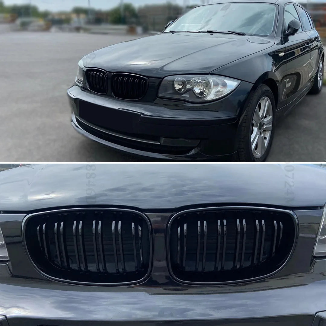 Front Inlet Grille Bumper Grill Tuning Accessories For BMW 1 Series E81 E87 E82 E88 2007-2011 like 120i 120d 130i 135i Coupe