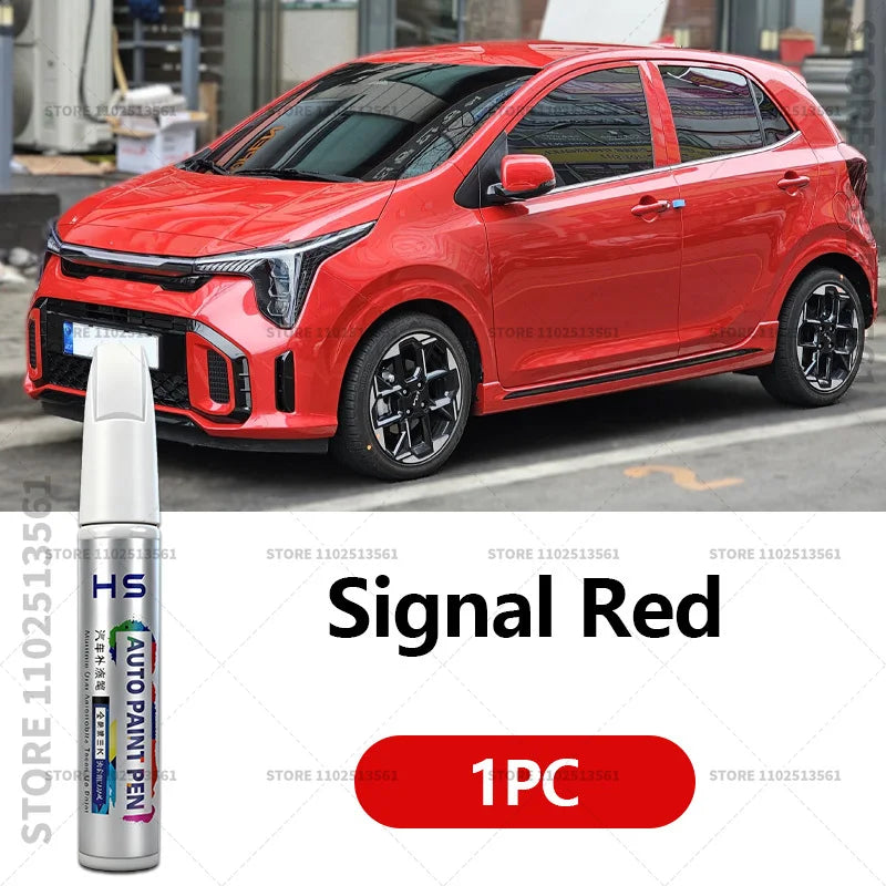 Car Paint Repair Pen For KIA Morning Paint Scratch Repair Accessories Yellow Clear White Alice Blue Green Midnight Black Silver