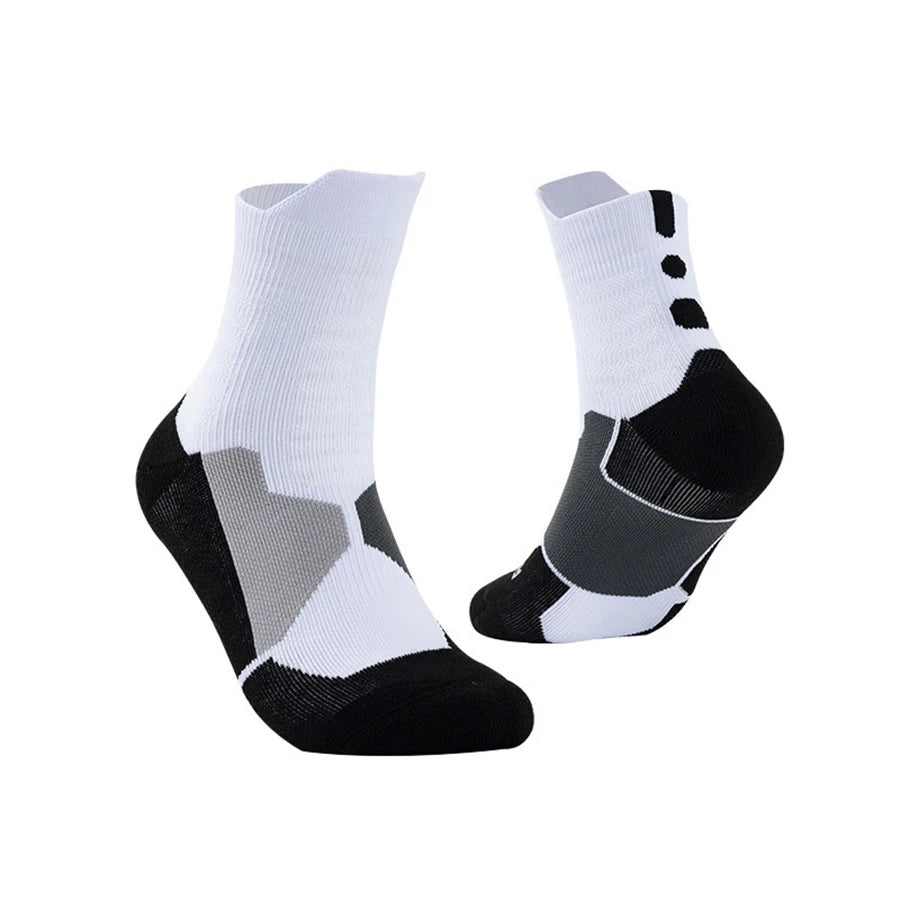 5Pairs Athletic Socks for Men Women Football Basketball Baseball Rugby Soccer Running Hiking Tennis Skateboard