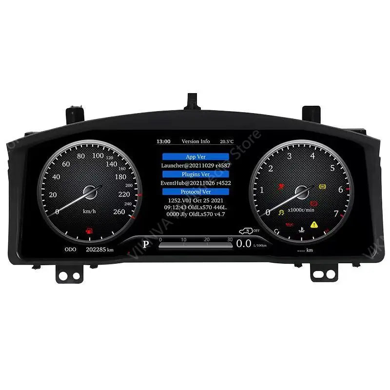 Digital Cluster for Lexus LX570 2007-2015 Car LCD Dashboard Display Speedometer Virtual Panel Digital Cluster Instrument