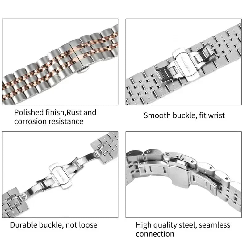 22mm Watch Stainless Steel Strap For KOSPET TANK T2 T3 M2 M3 Smartwatch Bracelet Band TANK T3 M3 Ultra Metal Correa Wristband