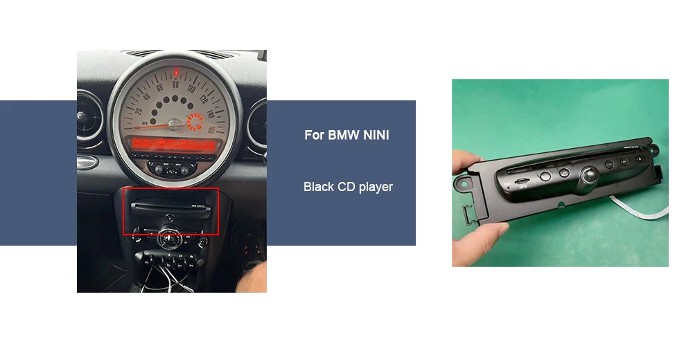 Wireless Carplay DSP 7 " Android 14.0 Car Radio Player multimedia navigation For BMW Mini Cooper R55 R56 R57 R58 R60 2007-2013