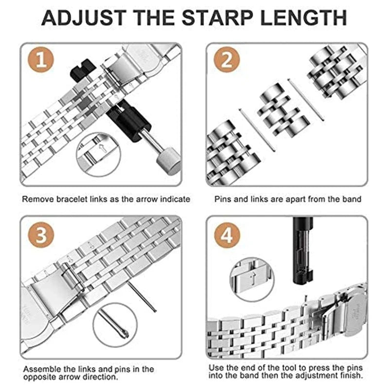 22mm Watch Stainless Steel Strap For KOSPET TANK T2 T3 M2 M3 Smartwatch Bracelet Band TANK T3 M3 Ultra Metal Correa Wristband