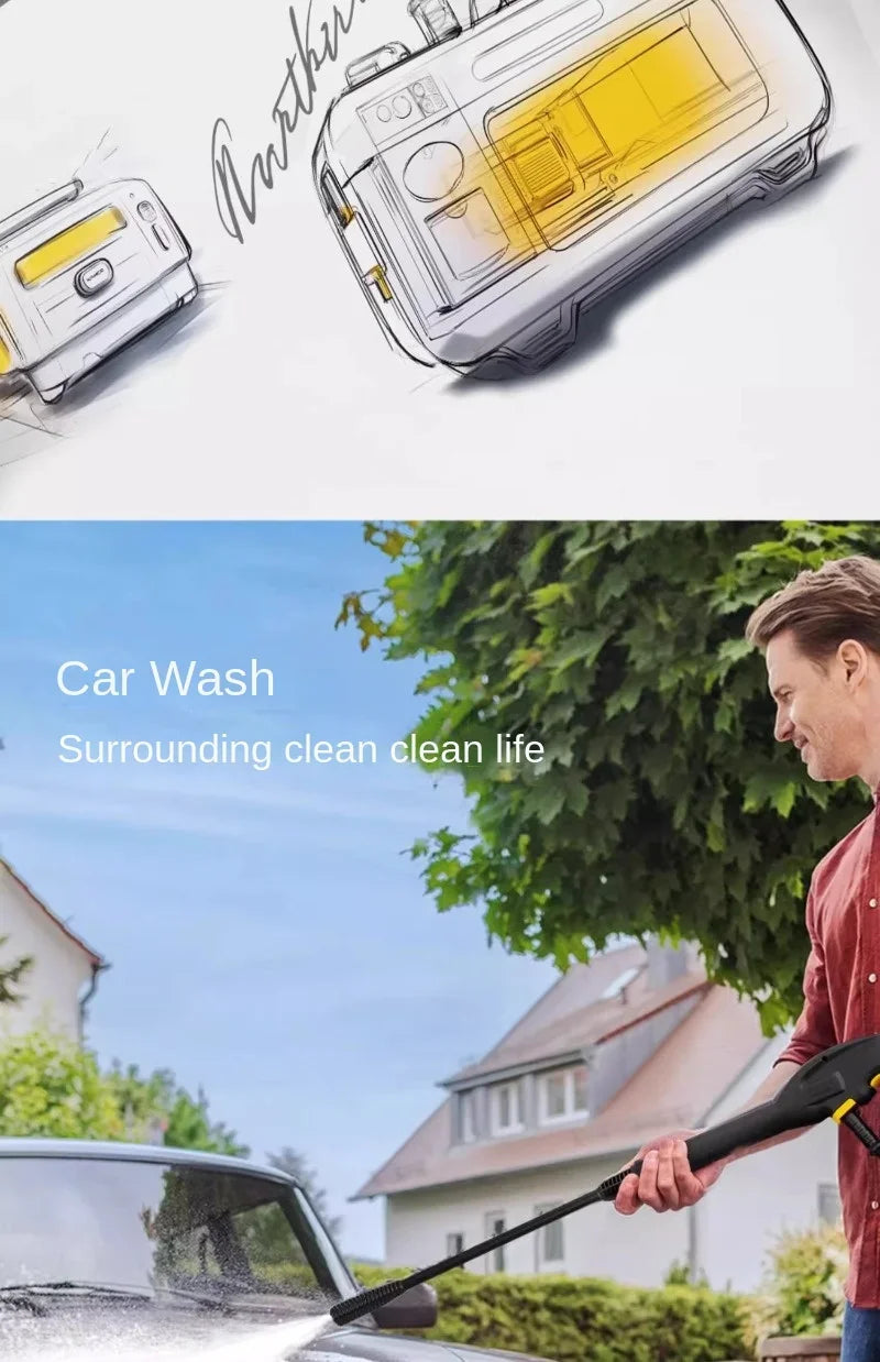 Car washing machine 220V high-pressure household water gun new portable car brushing artifact cleaning high-power pump
