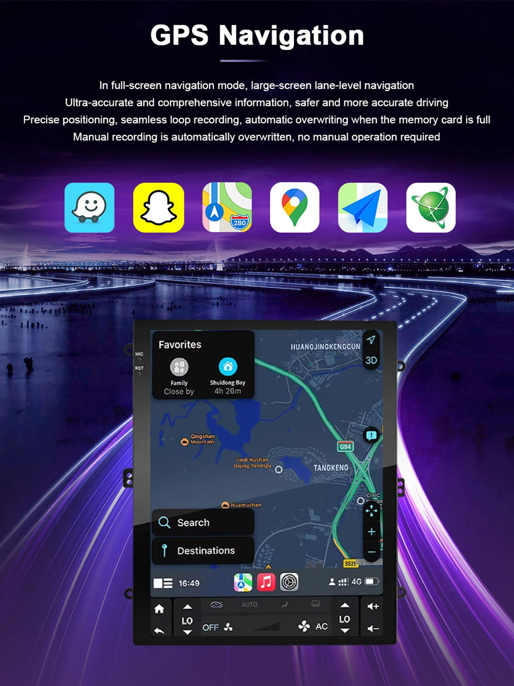 Android 16 9.7 inch Car Radio For Peugeot 407 2004-2008 Multimedia Video Player Navigation GPS Stereo Touch Screen Carplay dvd
