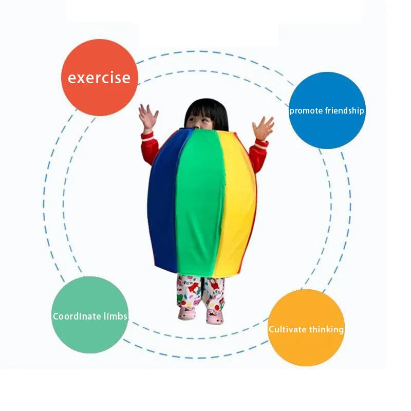 Colorful Penguin Body Intelligent Sensory Integration Training Equipment Ground Mouse Children's Outdoor Sports Game Toy