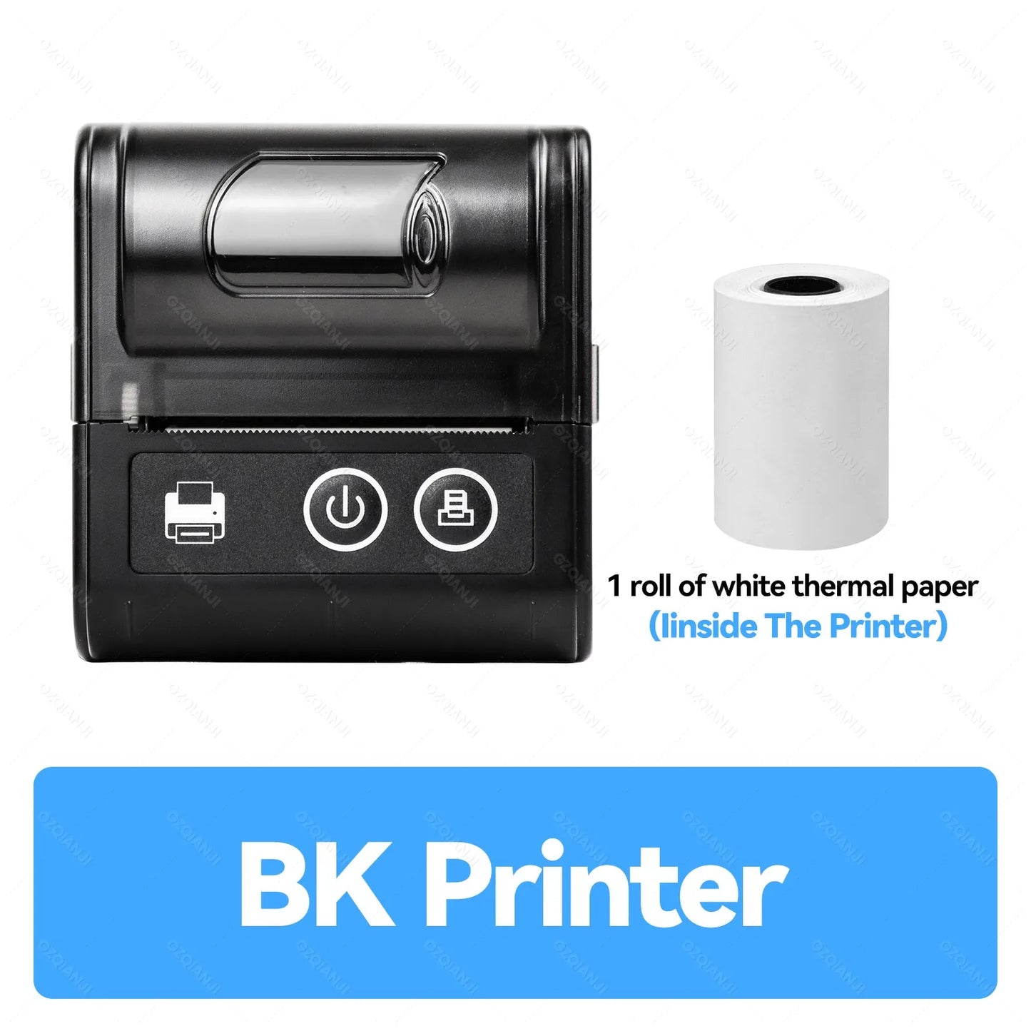 58-mm-Mini-Belegdrucker – Bluetooth, USB, kabelloser tragbarer POS-Drucker – kompatibel mit Android/iOS/PC