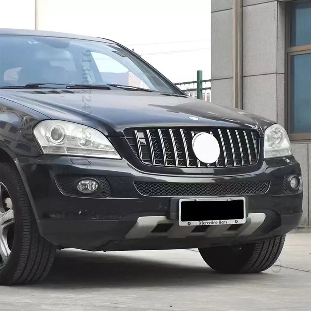 Diamond GT Style Front Hood Grille Racing Bumper Grill For Mercedes Benz ML W164 2005-2011 like ML350 ML300 ML500 ML550 Tuning