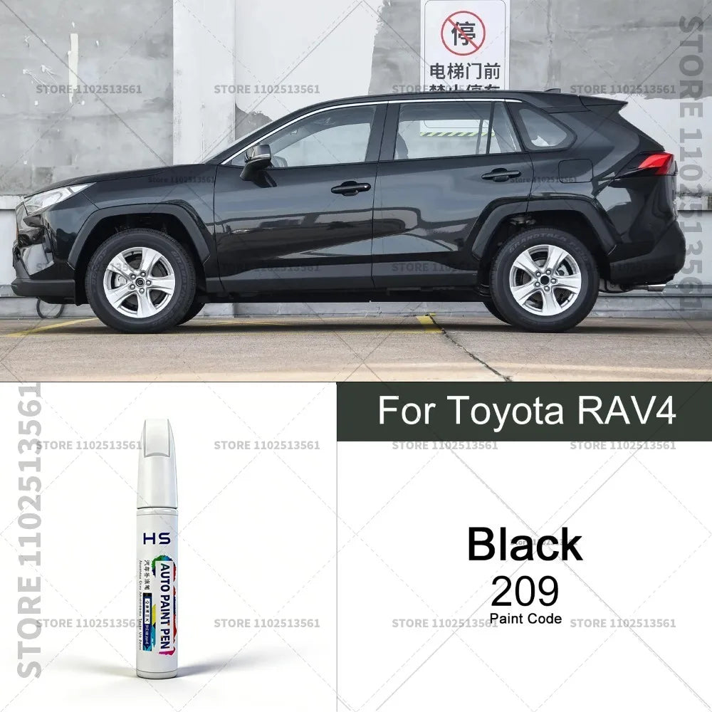 For Toyota RAV4 Car Paint Repair Pen Restores Original Factory Paint Finish Blue 8X8 White 070 Red Black 209 Uraban Khyaki Gray