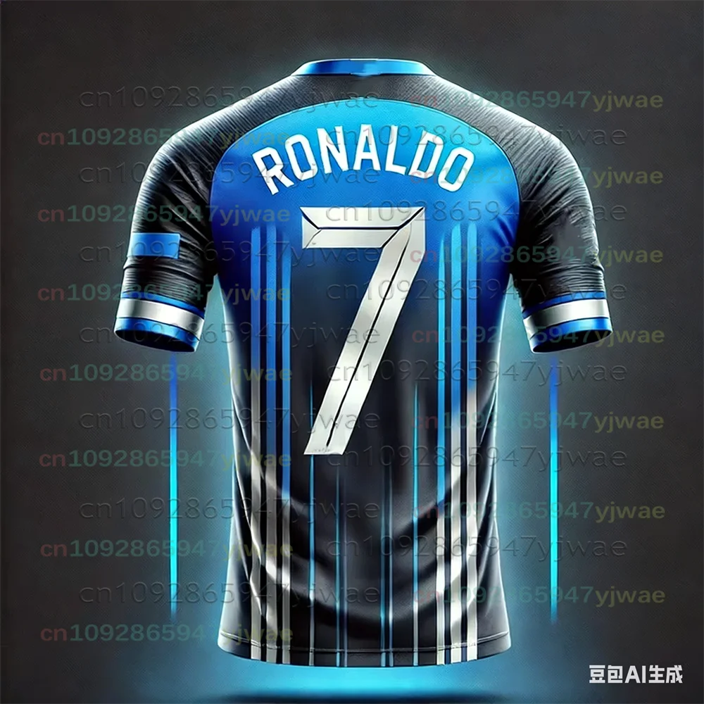 2026 New Special Edition Ronaldos 7 Football Jersey Oversize Sports Short Sleeve Training Uniform Soccer Jersey For Kids_Adult