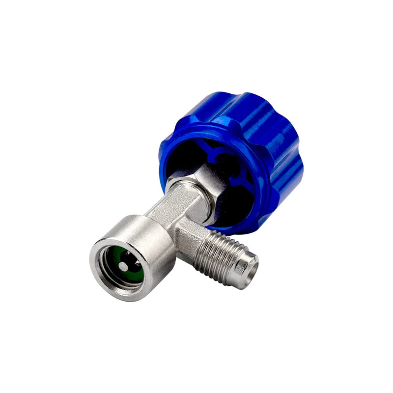 1/4'' R1234yf Refrigerant Can Tap Dispensing Valve Gas Bottle Opener Refrigerant Tank Adapters for Cars Air Conditioning Systems
