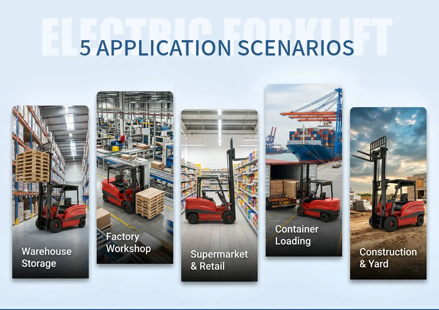 CE Certified 2 Ton Electric Forklift 1.5t 2.5t 3t 5t Lithium Battery Truck, Montacargas Eléctrico, Counterbalanced Forklift