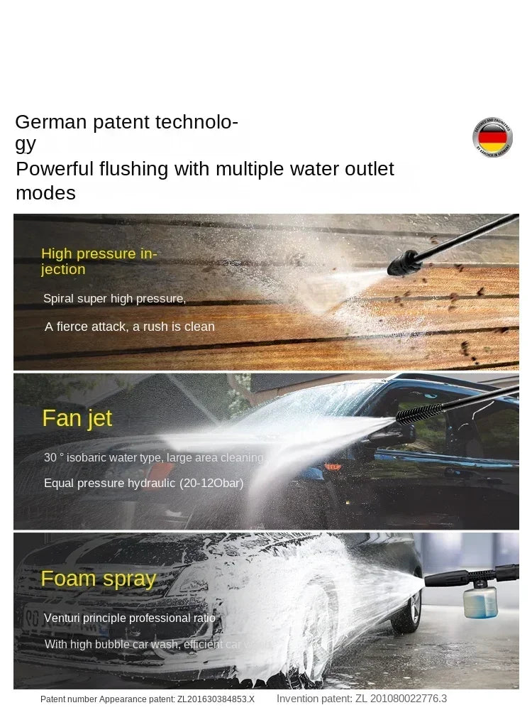 Car washing machine 220V high-pressure household water gun new portable car brushing artifact cleaning high-power pump