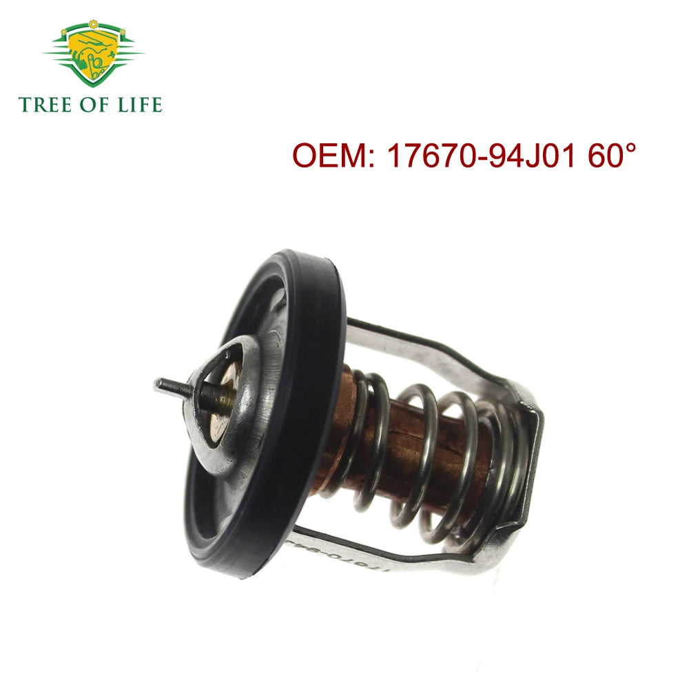 17670-94J01 Thermostat 60° For Suzuki Marine DF8A 9.9 15 20 25 30A Outboard Engines 17670-94J00 17670-94J02-000 17670-94J01-000