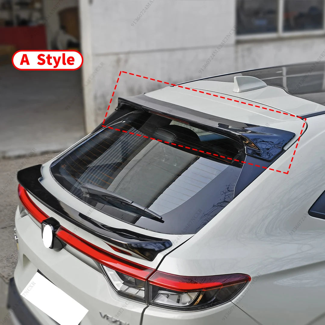 Rear Roof Spoiler For Honda HRV VEZEL XRV 2021-2025 Wing Tuning Accessories Boot Lip Trunk Mid Tail Air Deflector