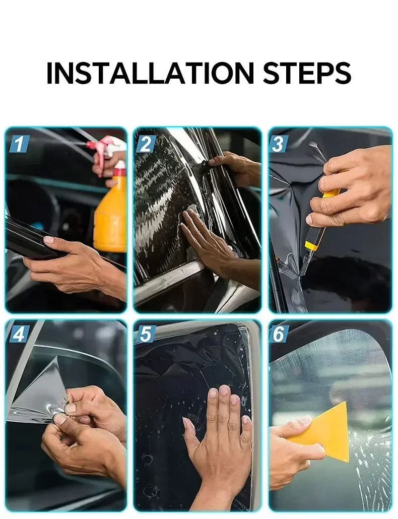 For Tesla Model 3 UP Pre-cut Window Privacy Tint Film One Way Solar UV Protector Heat Rejection Car Glass Sticker Summer