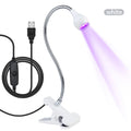 5W UV Jel Tırnak Kür Lambası – Klipsli LED UV Işık, Esnek Tüp, USB Jel Oje Kurutucu