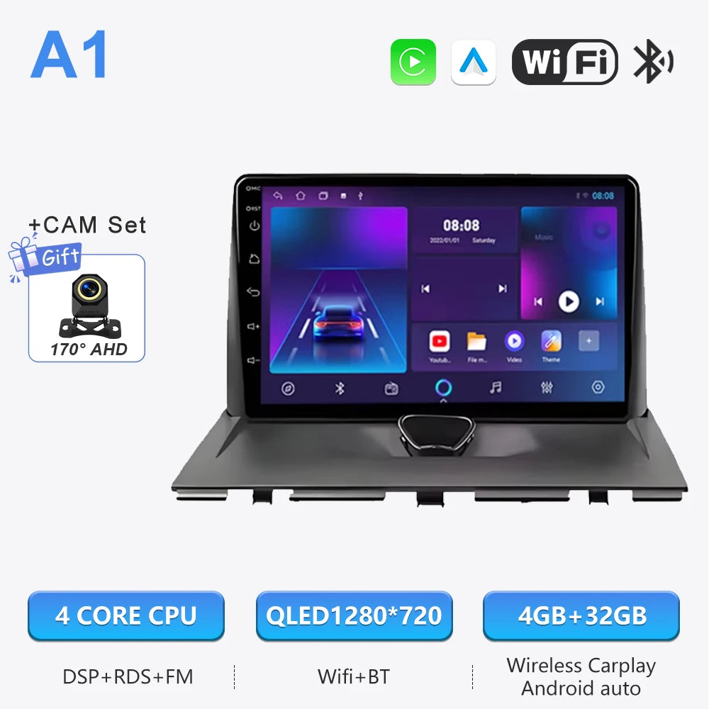 Car Radio Carplay For Peugeot Expert 2 G9 For Citroen Jumpy For Fiat Scudo For Toyota Proace 2007-2017 Navigation GPS No 2din 4G